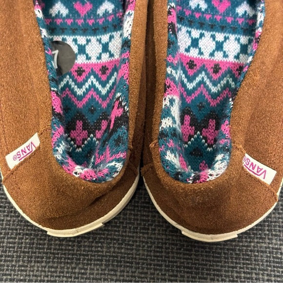 Vans Rata Lo Lace Up Loafer Flats Shoes-Brown-Suede-Women Size 7 - Picture 4 of 10